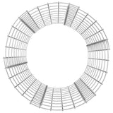 NNEVL Circular Gabion Pole Galvanised Steel Ø50x100 cm