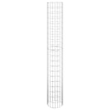 NNEVL Circular Gabion Raised Beds 3 pcs Galvanised Steel Ø30x200 cm