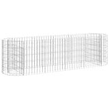 NNEVL Gabion Raised Bed Galvanised Iron 190x50x50 cm
