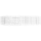 NNEVL Gabion Raised Bed Galvanised Iron 260x50x50 cm