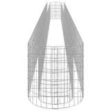 NNEVL Gabion Raised Bed Galvanised Iron 610x50x50 cm