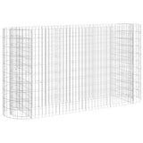 NNEVL Gabion Raised Bed Galvanised Iron 190x50x100 cm
