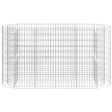 NNEVL Gabion Raised Bed Galvanised Iron 190x50x100 cm