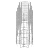 NNEVL Gabion Raised Bed Galvanised Iron 260x50x100 cm