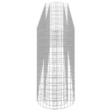 NNEVL Gabion Raised Bed Galvanised Iron 330x50x100 cm
