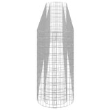 NNEVL Gabion Raised Bed Galvanised Iron 400x50x100 cm