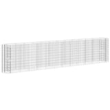 NNEVL Gabion Raised Bed Galvanised Iron 470x50x100 cm