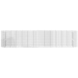 NNEVL Gabion Raised Bed Galvanised Iron 470x50x100 cm