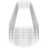 NNEVL Gabion Raised Bed Galvanised Iron 500x100x50 cm