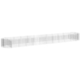 NNEVL Gabion Raised Bed Galvanised Iron 600x100x50 cm
