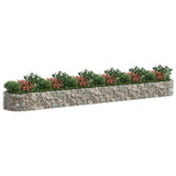 NNEVL Gabion Raised Bed Galvanised Iron 600x100x50 cm