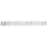NNEVL Gabion Raised Bed Galvanised Iron 600x100x50 cm