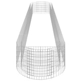 NNEVL Gabion Raised Bed Galvanised Iron 600x100x50 cm