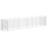 NNEVL Gabion Raised Bed Galvanised Iron 500x100x100 cm