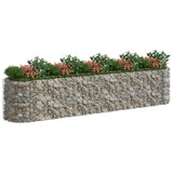 NNEVL Gabion Raised Bed Galvanised Iron 500x100x100 cm