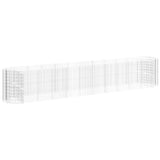 NNEVL Gabion Raised Bed Galvanised Iron 600x100x100 cm