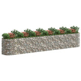 NNEVL Gabion Raised Bed Galvanised Iron 600x100x100 cm