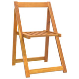NNEVL Folding Garden Chairs 4 pcs Solid Wood Acacia
