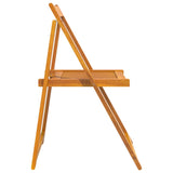 NNEVL Folding Garden Chairs 4 pcs Solid Wood Acacia