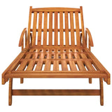 NNEVL Sun Loungers 2 pcs Solid Wood Acacia