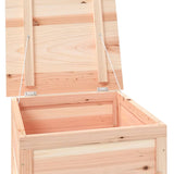 NNEVL Outdoor Cushion Box 50x50x56 cm Solid Wood Fir