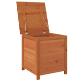 NNEVL Outdoor Cushion Box Brown 50x50x56 cm Solid Wood Fir
