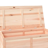 NNEVL Outdoor Cushion Box 100x50x56 cm Solid Wood Fir