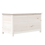NNEVL Outdoor Cushion Box White 100x50x56 cm Solid Wood Fir