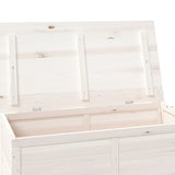 NNEVL Outdoor Cushion Box White 100x50x56 cm Solid Wood Fir