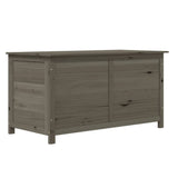NNEVL Outdoor Cushion Box Anthracite 100x50x56 cm Solid Wood Fir
