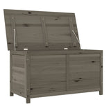NNEVL Outdoor Cushion Box Anthracite 100x50x56 cm Solid Wood Fir