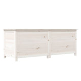 NNEVL Outdoor Cushion Box White 150x50x56 cm Solid Wood Fir