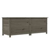 NNEVL Outdoor Cushion Box Anthracite 150x50x56 cm Solid Wood Fir