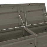 NNEVL Outdoor Cushion Box Anthracite 150x50x56 cm Solid Wood Fir