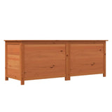 NNEVL Outdoor Cushion Box Brown 150x50x56 cm Solid Wood Fir