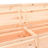 NNEVL Outdoor Cushion Box 200x50x56 cm Solid Wood Fir
