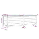 NNEVL Outdoor Cushion Box 200x50x56 cm Solid Wood Fir