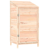 NNEVL Garden Shed 55x52x112 cm Solid Wood Fir
