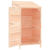 NNEVL Garden Shed 55x52x112 cm Solid Wood Fir