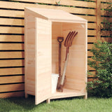NNEVL Garden Shed 55x52x112 cm Solid Wood Fir