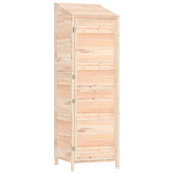 NNEVL Garden Shed 55x52x174.5 cm Solid Wood Fir