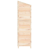 NNEVL Garden Shed 55x52x174.5 cm Solid Wood Fir