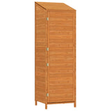 NNEVL Garden Shed Brown 55x52x174.5 cm Solid Wood Fir