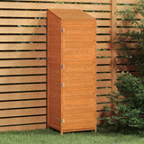 NNEVL Garden Shed Brown 55x52x174.5 cm Solid Wood Fir
