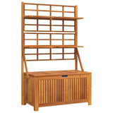 NNEVL Storage Box with Trellis 99x50x160 cm Solid Wood Acacia