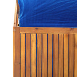 NNEVL Storage Box with Trellis 99x50x160 cm Solid Wood Acacia