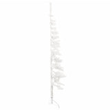NNEVL Slim Artificial Half Christmas Tree with Stand White 120 cm