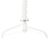 NNEVL Slim Artificial Half Christmas Tree with Stand White 180 cm