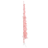 NNEVL Slim Artificial Half Christmas Tree with Stand Pink 240 cm