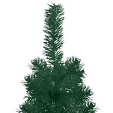 NNEVL Slim Artificial Half Christmas Tree with Stand Green 180 cm